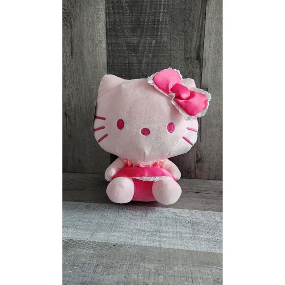 Hello Kitty Toys Monochromatic Pink Hello Kitty Sanrio Stuffed hello-kitty-toys-monochromatic-pink-hello-kitty-sanrio-stuffed